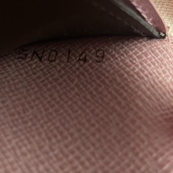 Authentic-Louis Vuitton Monogram Bloom Flower Emilie Wallet Blue Jean - Picture 16 of 16